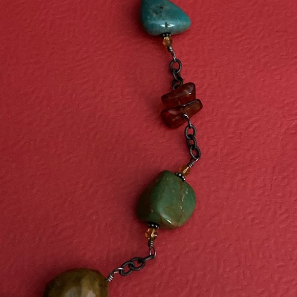 SILPADA Sterling Silver & Natural Stone Necklace - Picture 6 of 7